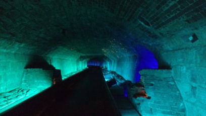 First a small river, then an underground sewer, it's now a strangely pretty exhibit